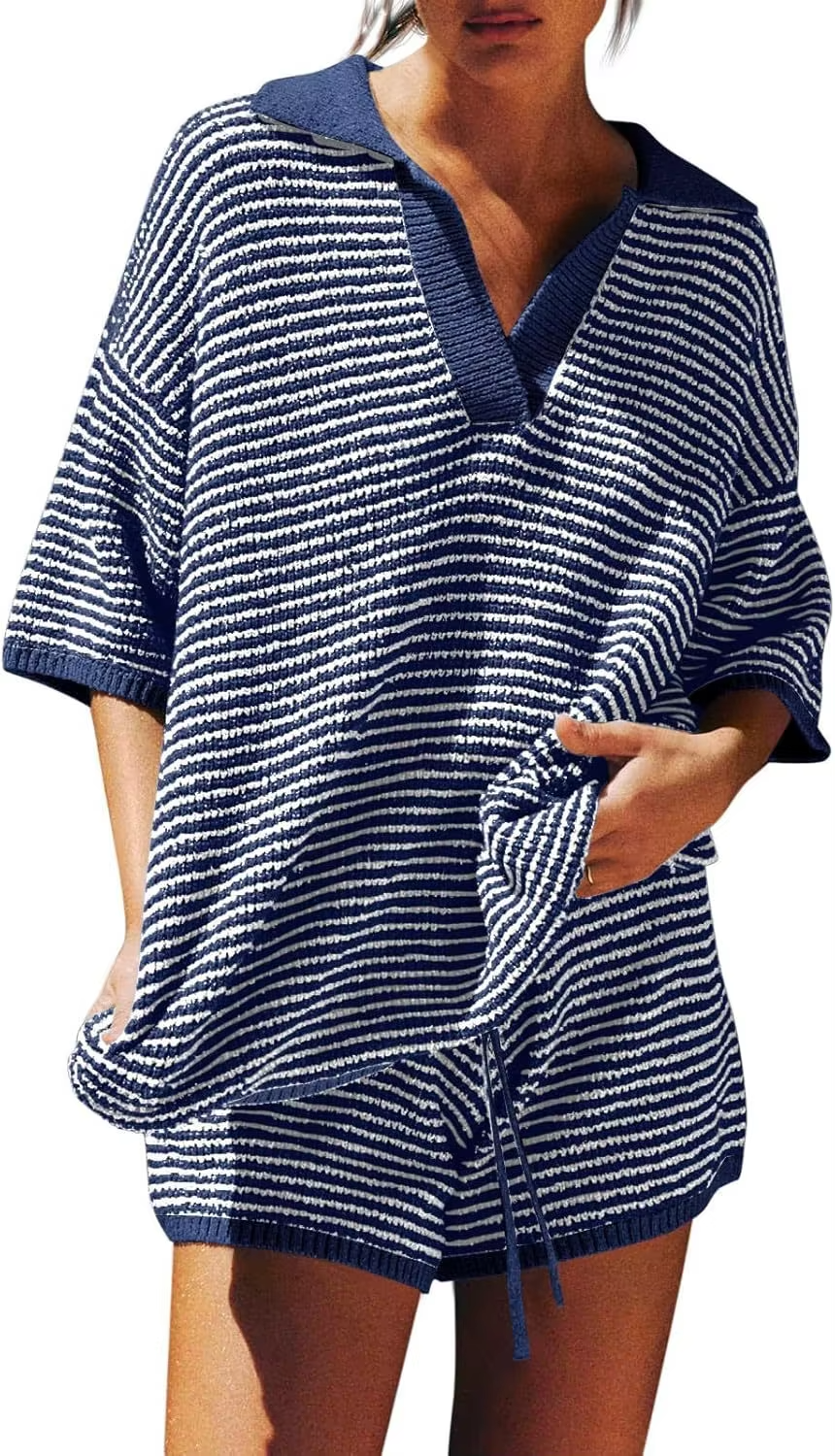 Sophia™ - Elegant Striped Knit Set