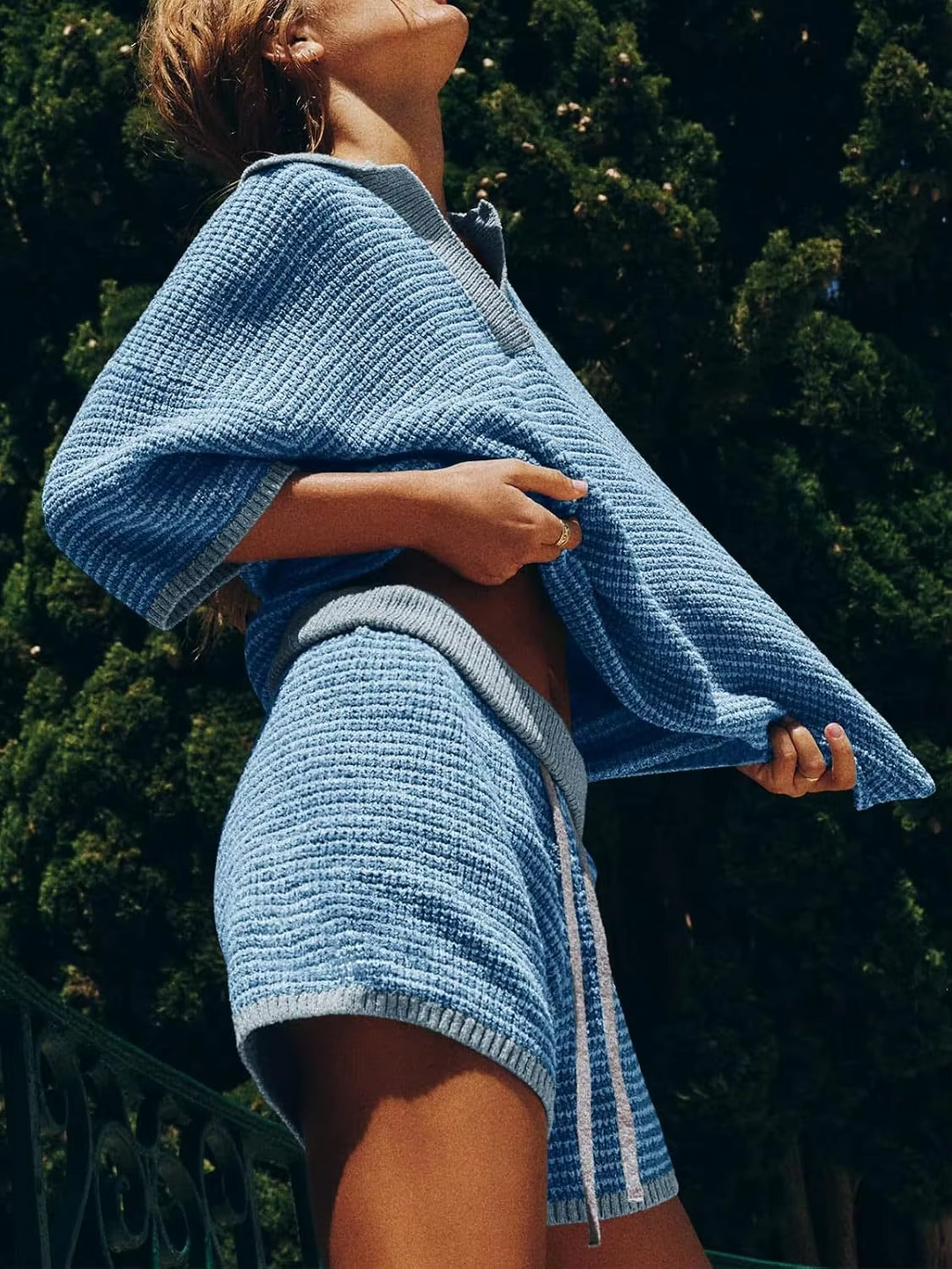Sophia™ - Elegant Striped Knit Set