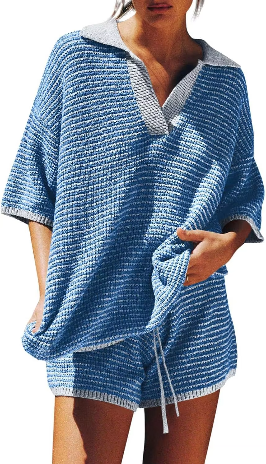 Sophia™ - Elegant Striped Knit Set