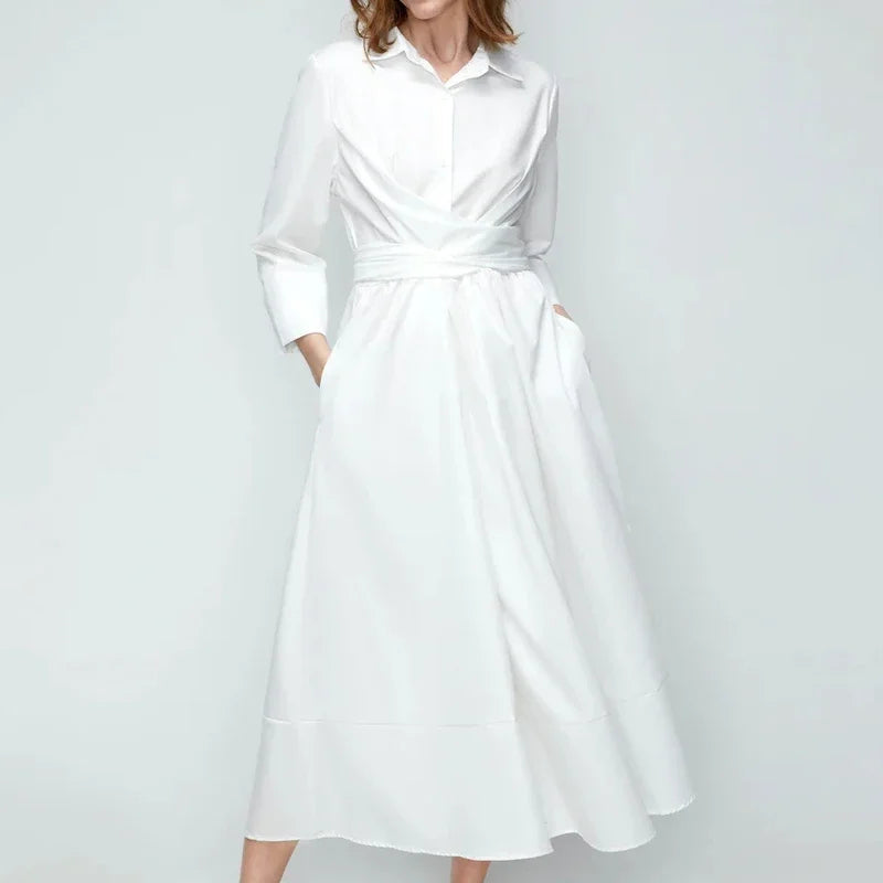 Madison - Comfortable Elegant Midi Dress