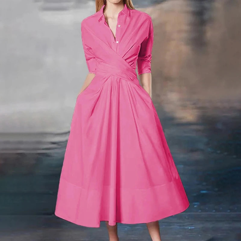 Madison - Comfortable Elegant Midi Dress