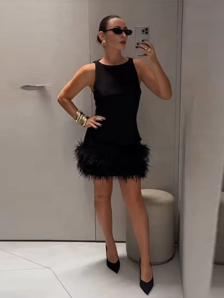 Sophia - Stylish Sleeveless Short Dress