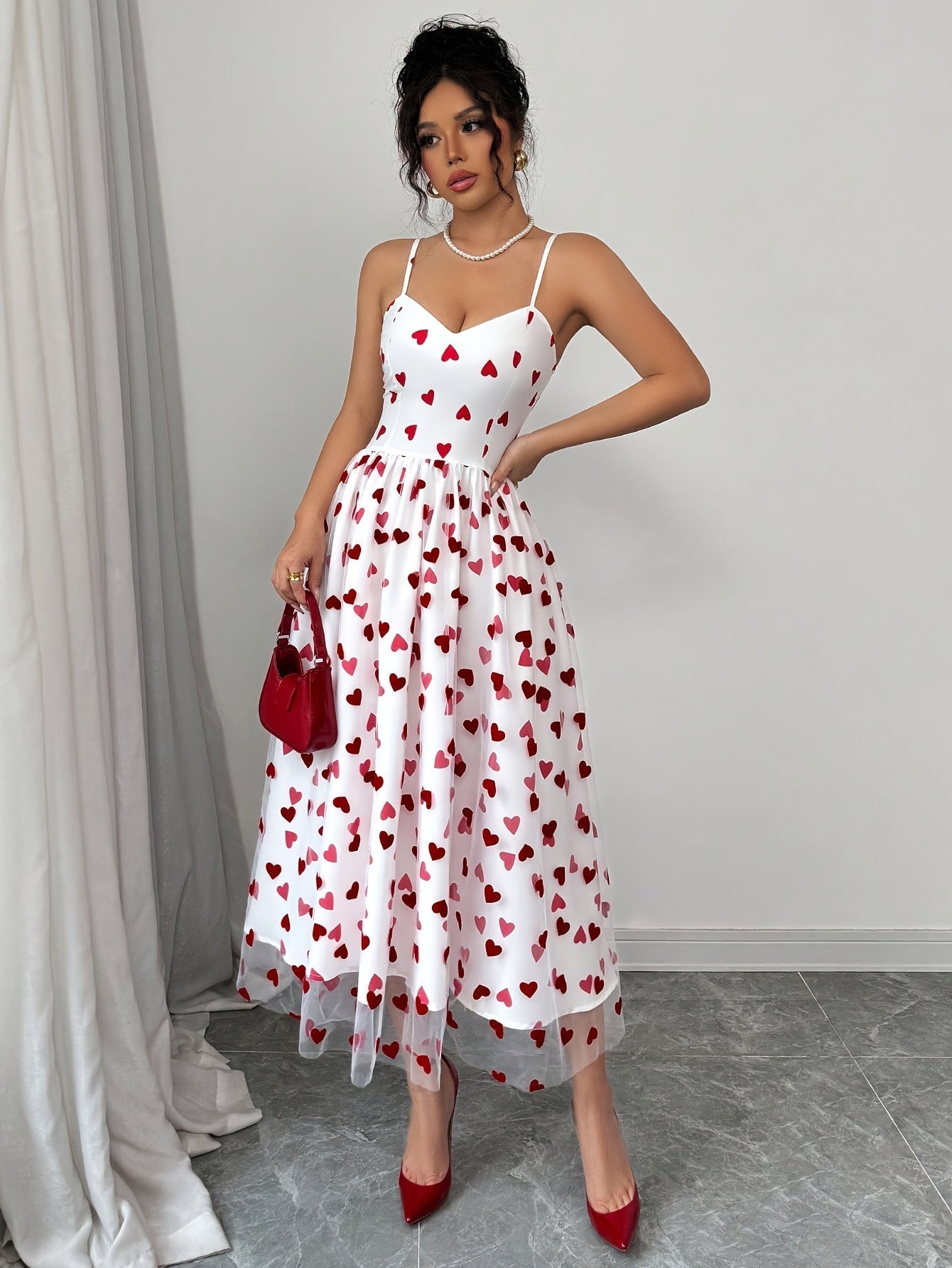 Amora Heart Slip Dress