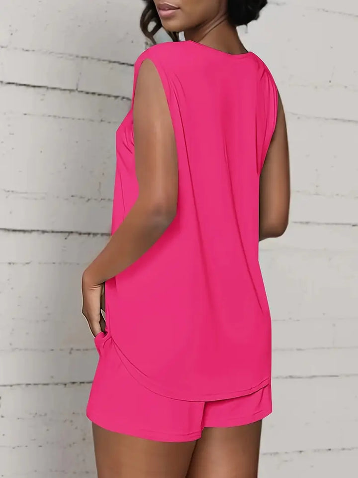Lina™ - Elegant Top & Shorts Set