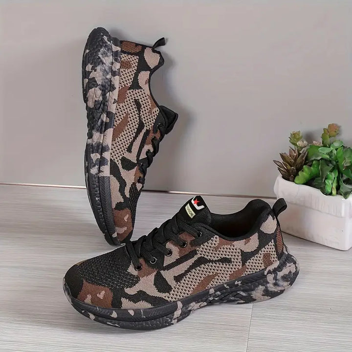 Layla™ - Comfy Wear-Resistant Camo Sneakers