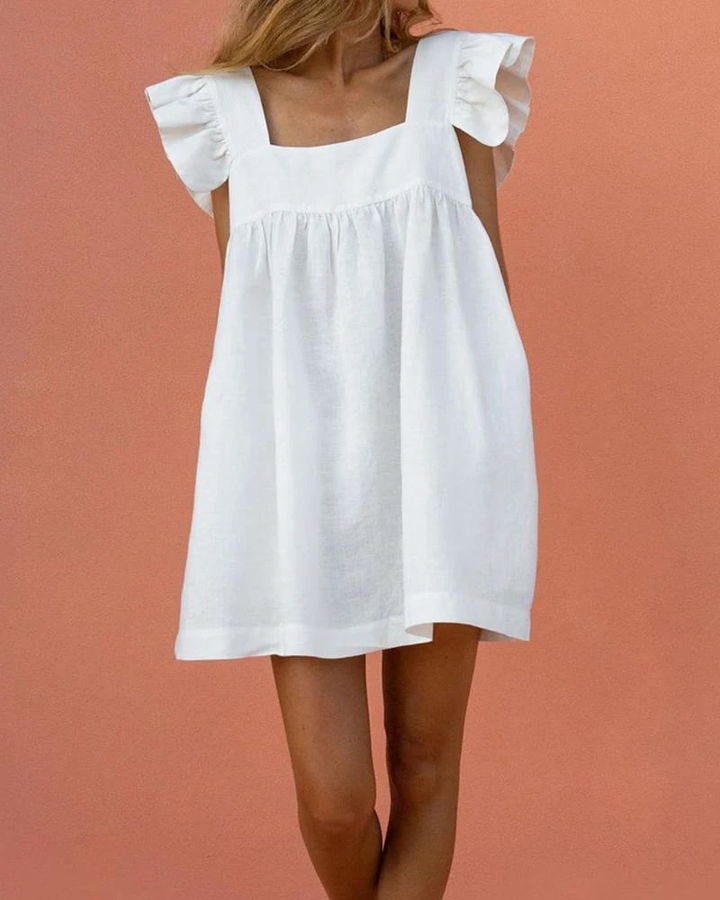 Alyssa - Effortless Flutter Sleeve Dress