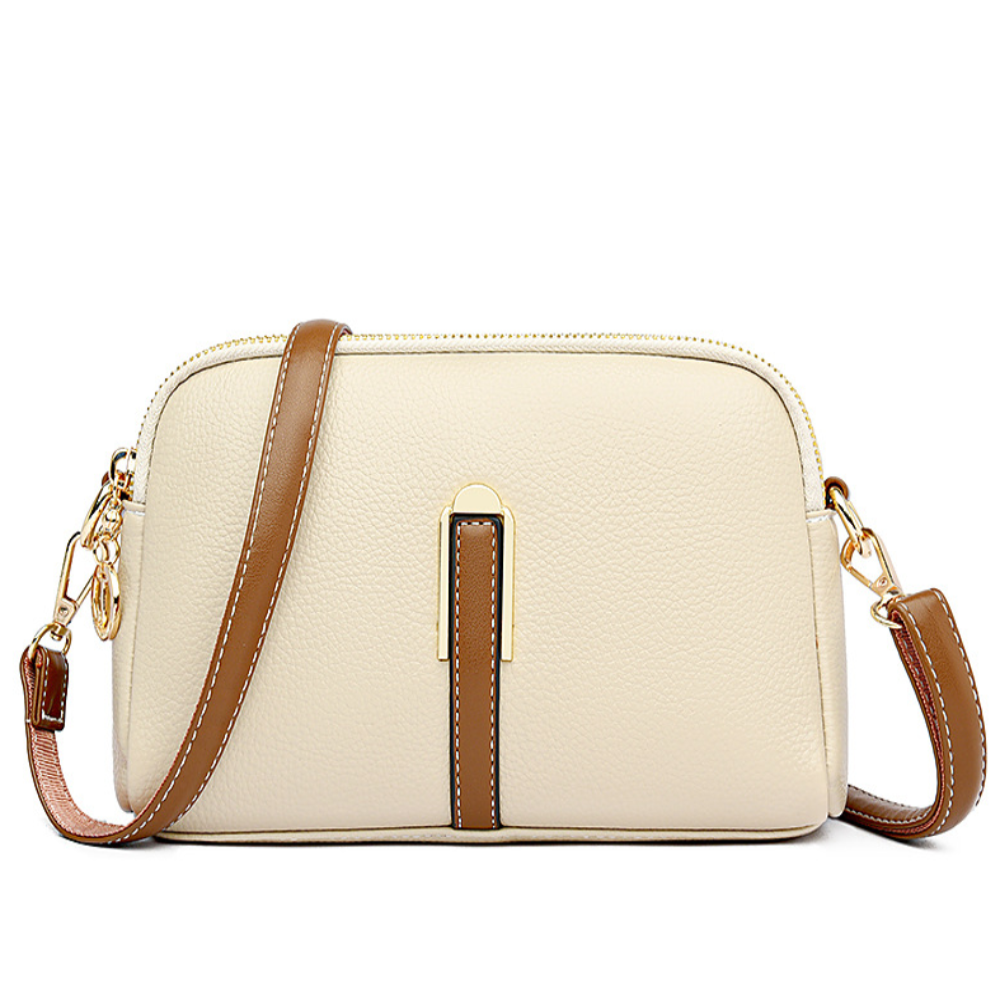 Mila Litchi Textured Crossbody Bag