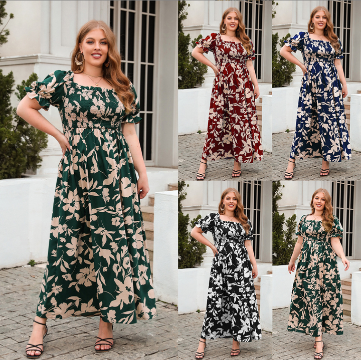 Adele - Elegant Floral Dress