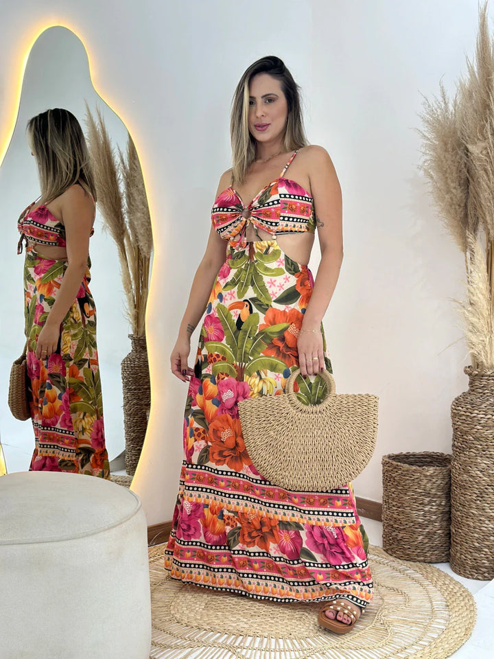 Sara - Backless Spaghetti Strap Dress