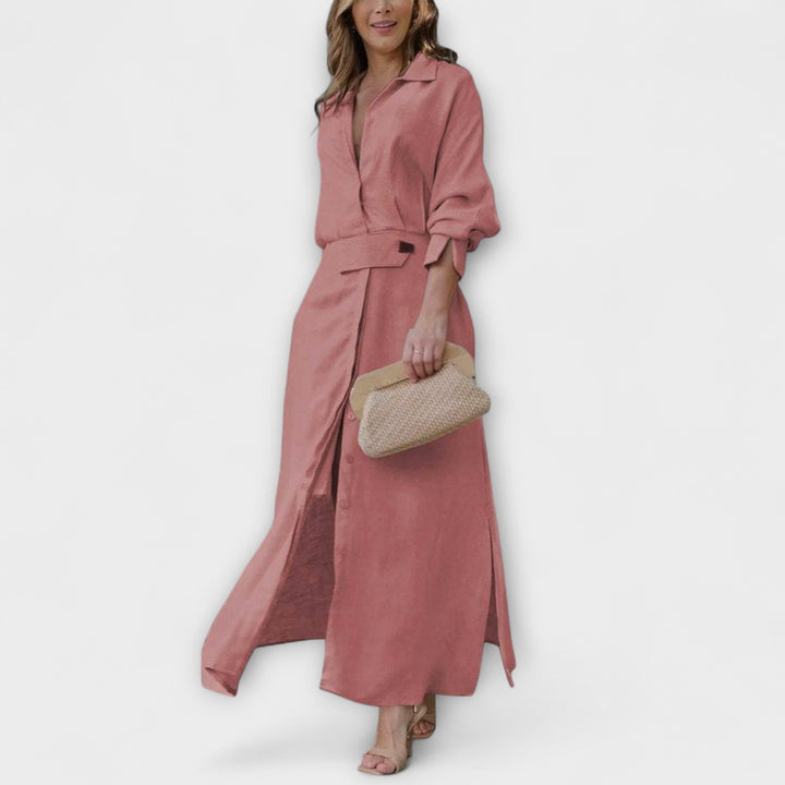 Nancy | Maxi Dress with V-Neck