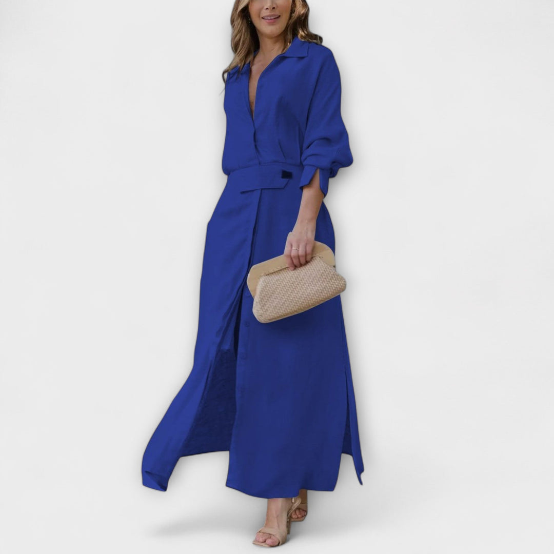 Nancy | Maxi Dress with V-Neck