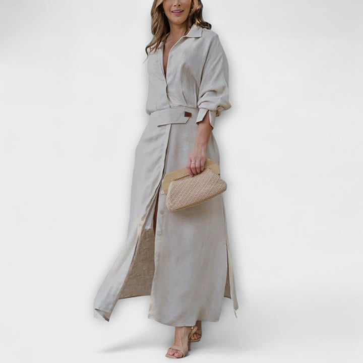 Nancy | Maxi Dress with V-Neck