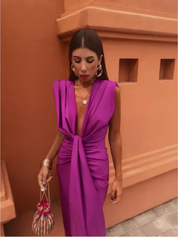 Cordelia | Sophisticated Draped Dress