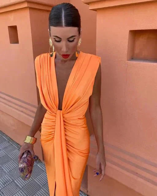 Cordelia | Sophisticated Draped Dress