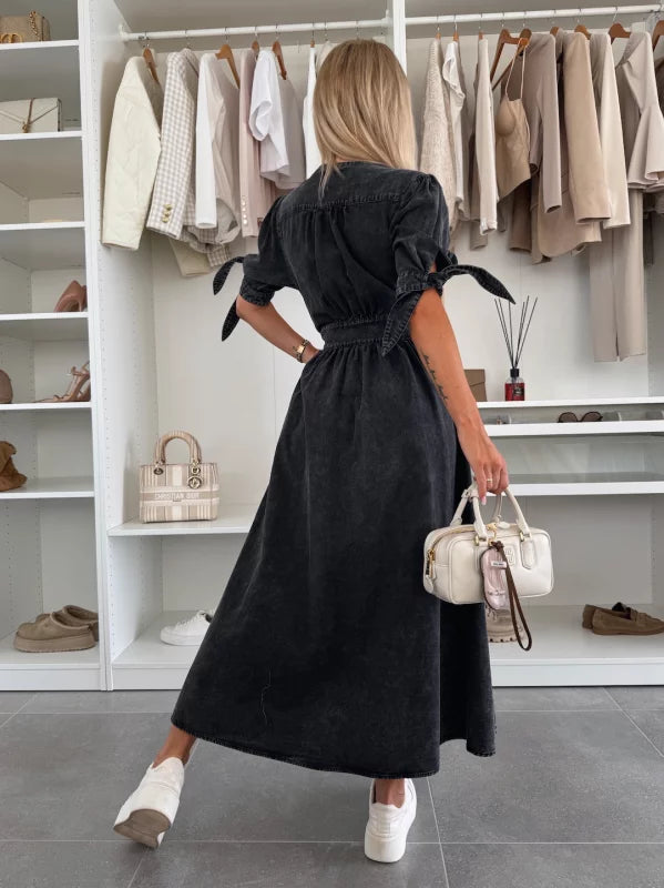 Mia™ - Elegant Dress with Buttons