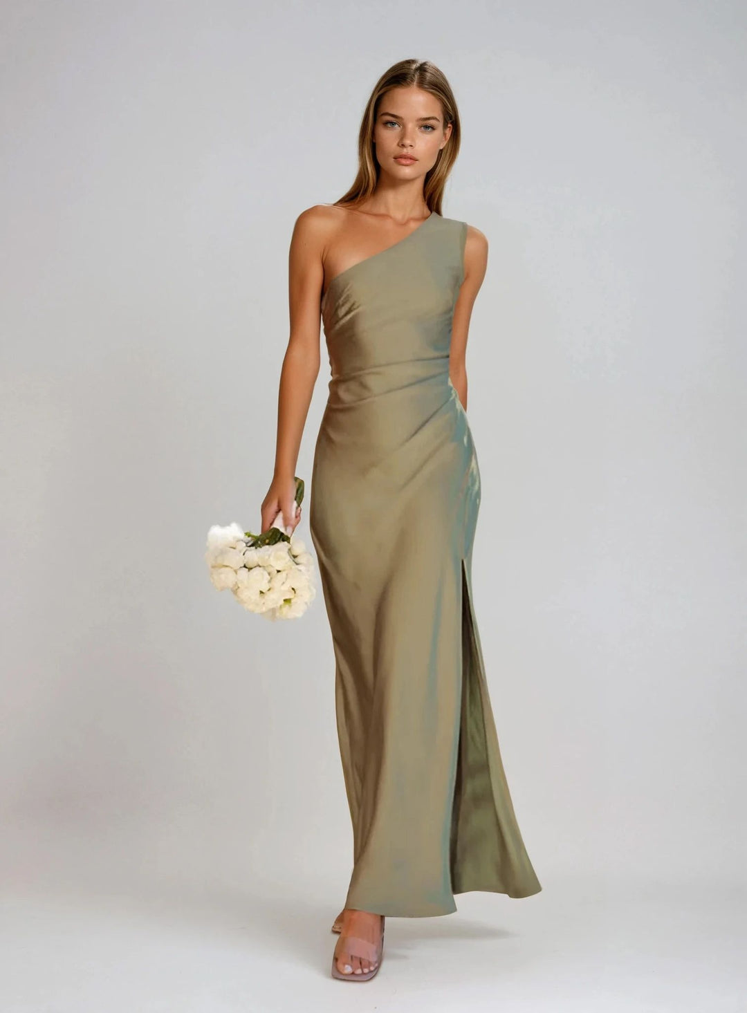 Selina | Elegant Maxi Dress with Side Slit | Evening & Party Outfit