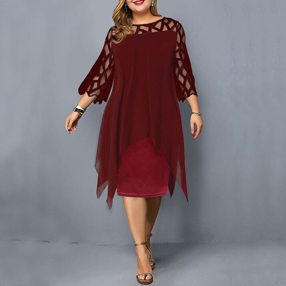 Vivienne | Elegant Curve Midi Dress