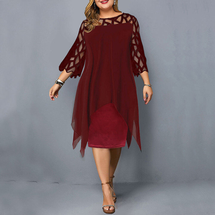 Vivienne | Elegant Curve Midi Dress