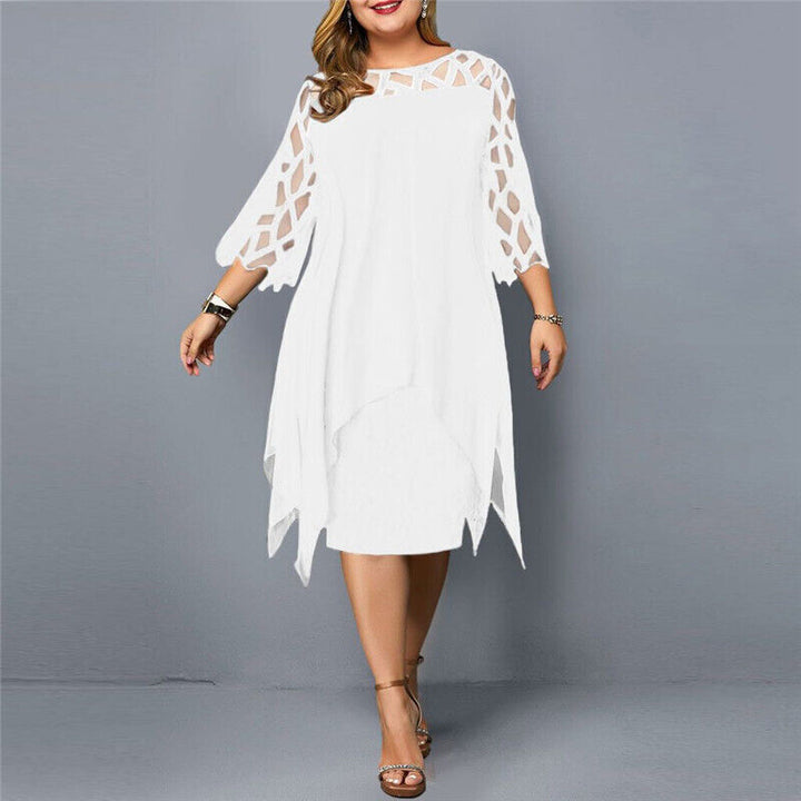 Vivienne | Elegant Curve Midi Dress