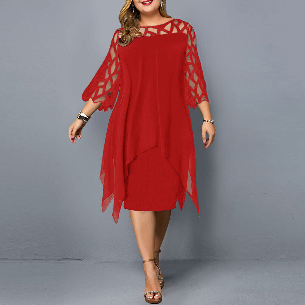 Vivienne | Elegant Curve Midi Dress