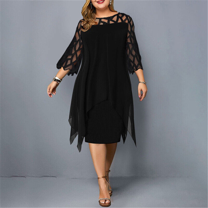 Vivienne | Elegant Curve Midi Dress