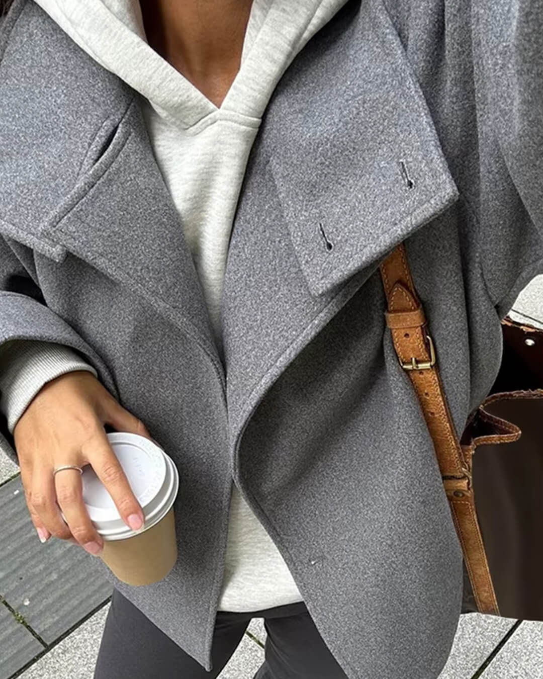 Rosalia I Elegant Jacket with Stand Collar for Autumn