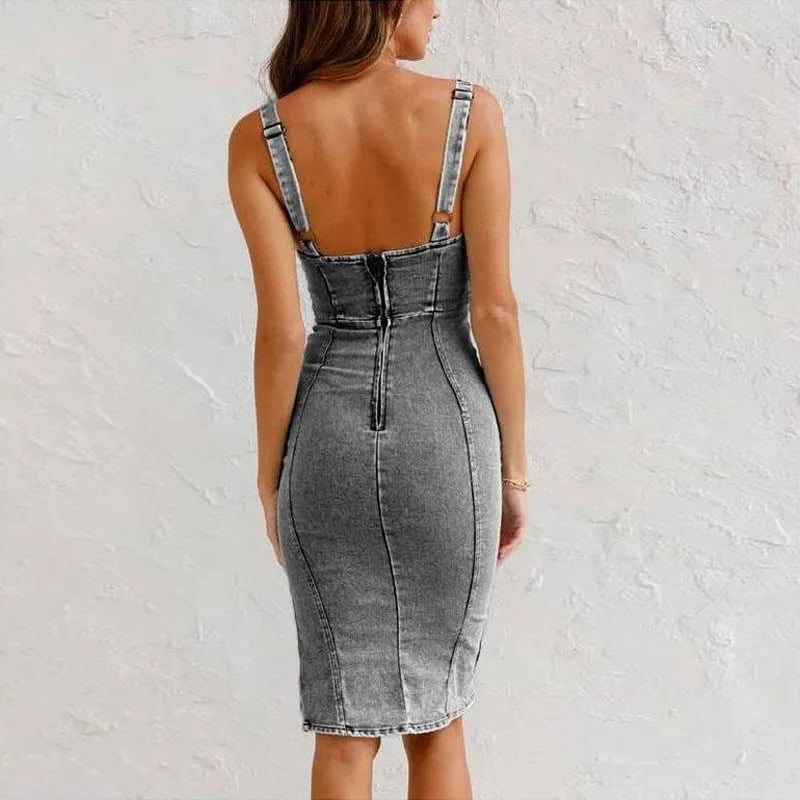 Mona | Denim Cami Dress