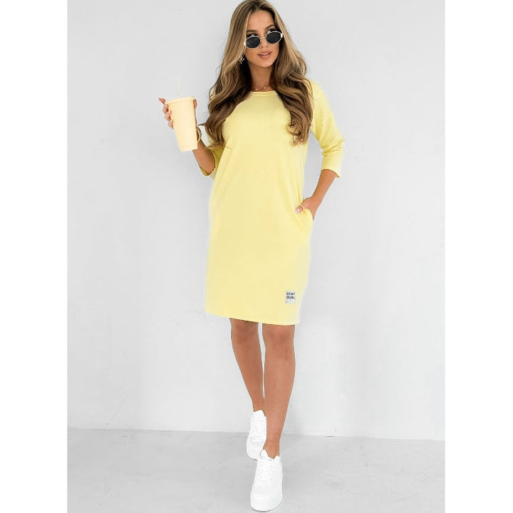 Mira | 3/4 Sleeve Dress with Pockets
