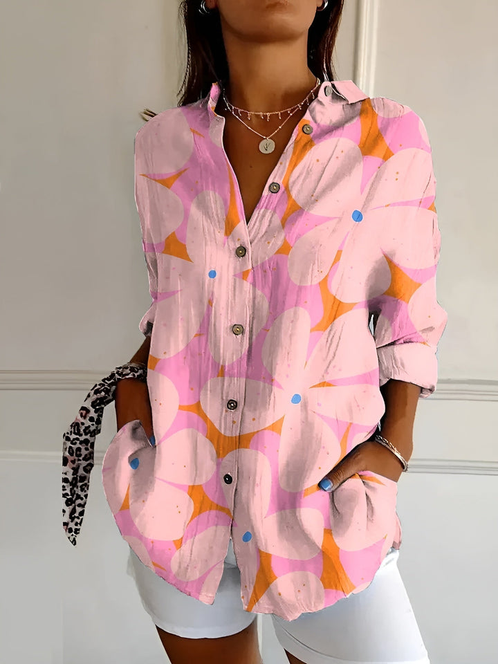 Roxane™ | Light Cotton Floral Blouse