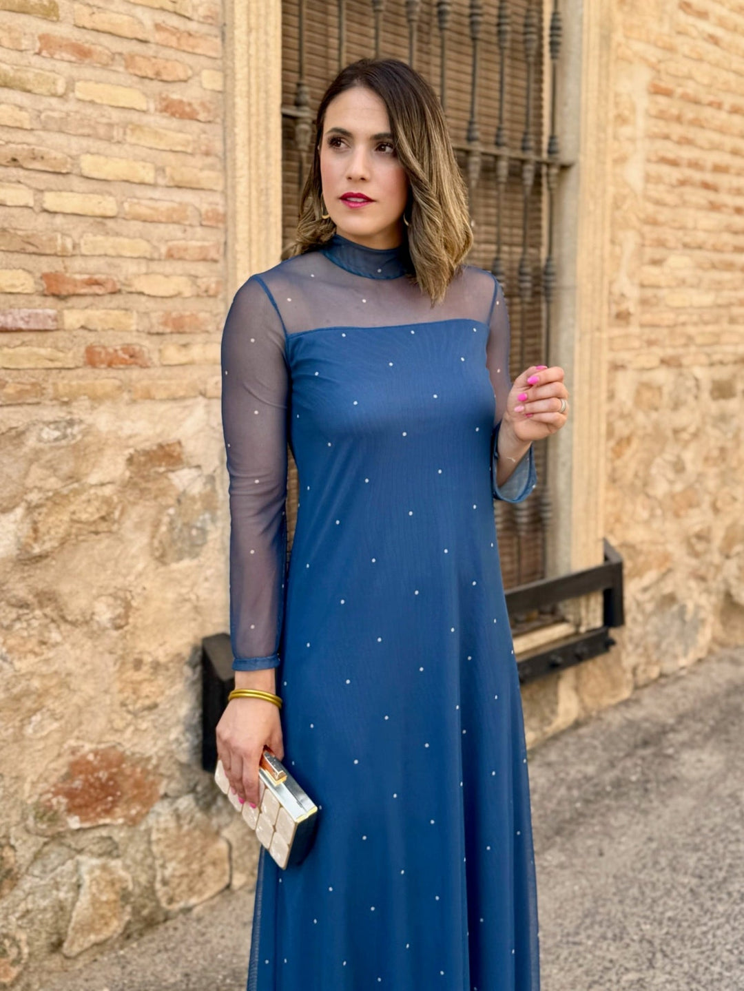 Noa | Printed tulle dress