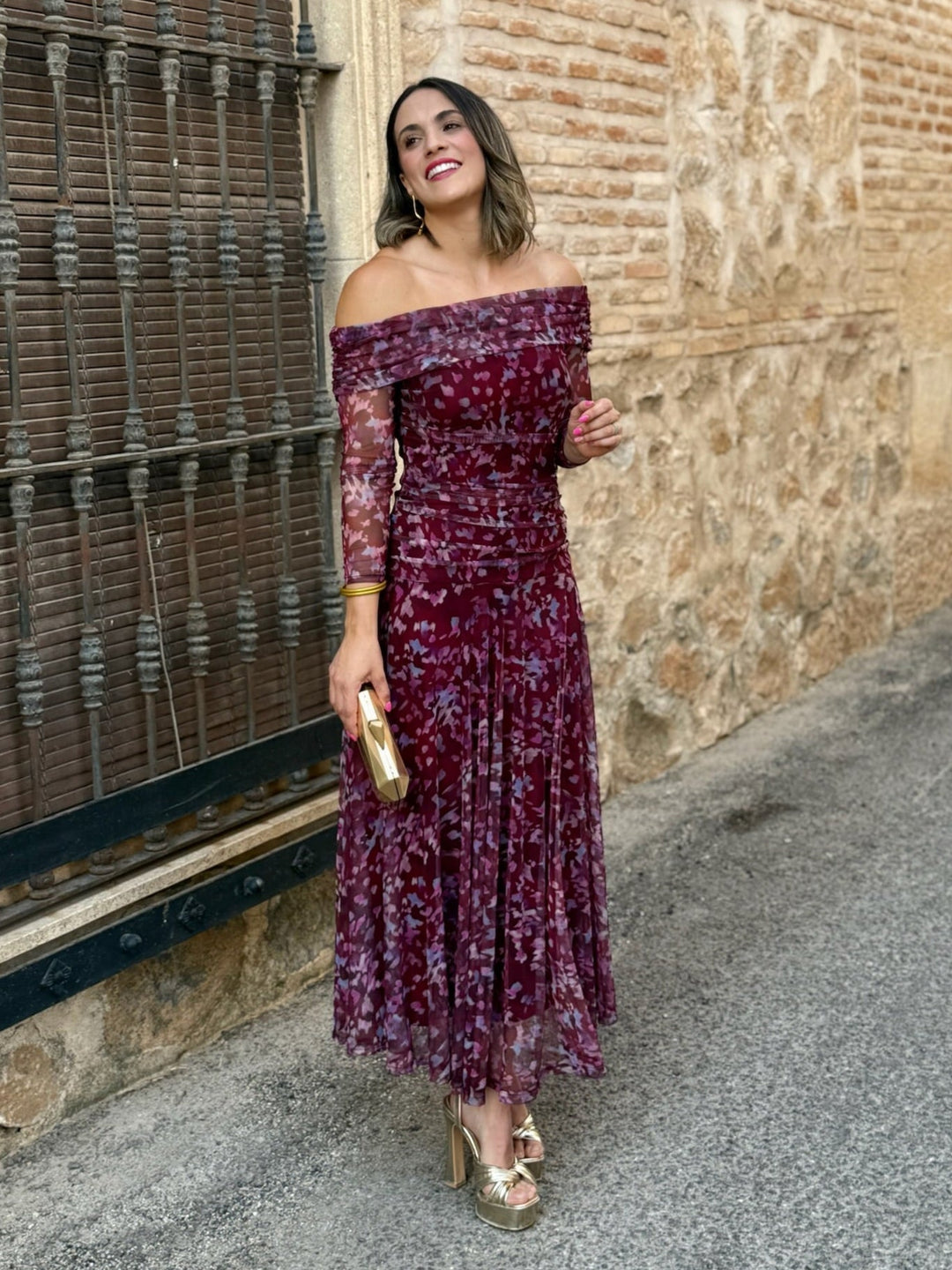 Vera | Printed Tulle Dress