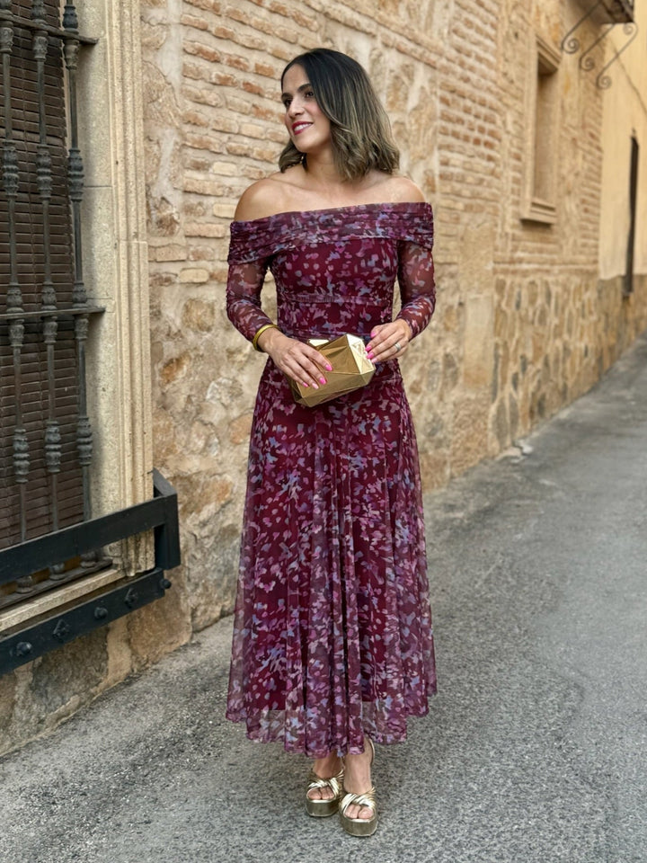 Vera | Printed Tulle Dress